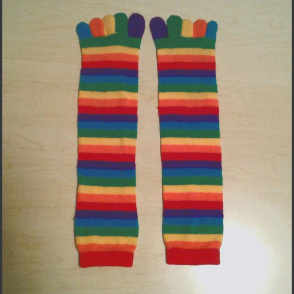 Rainbow Toe Socks